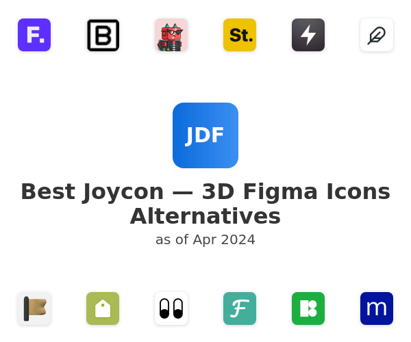 Best Joycon — 3D Figma Icons Alternatives