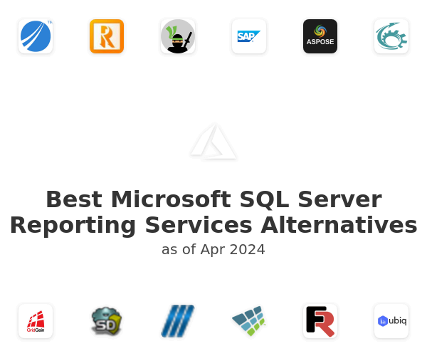 Best Microsoft SQL Server Reporting Services Alternatives