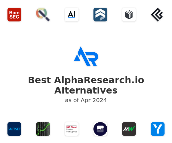 Best AlphaResearch.io Alternatives