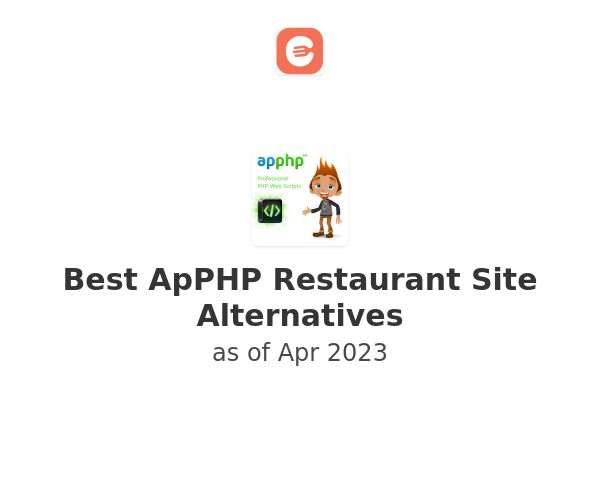 Best ApPHP Restaurant Site Alternatives