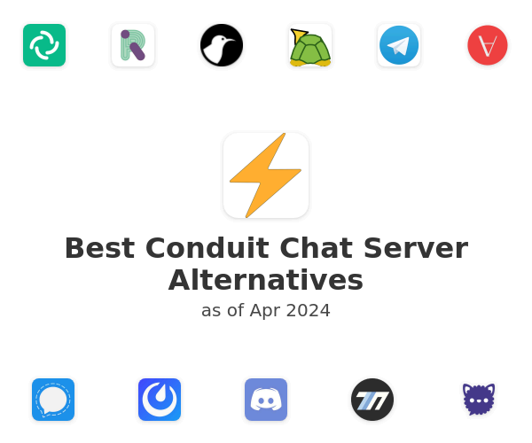 Best Conduit Chat Server Alternatives