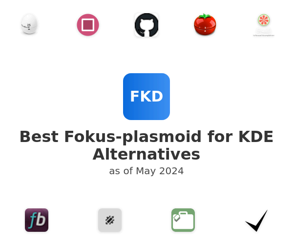 Best Fokus-plasmoid for KDE Alternatives