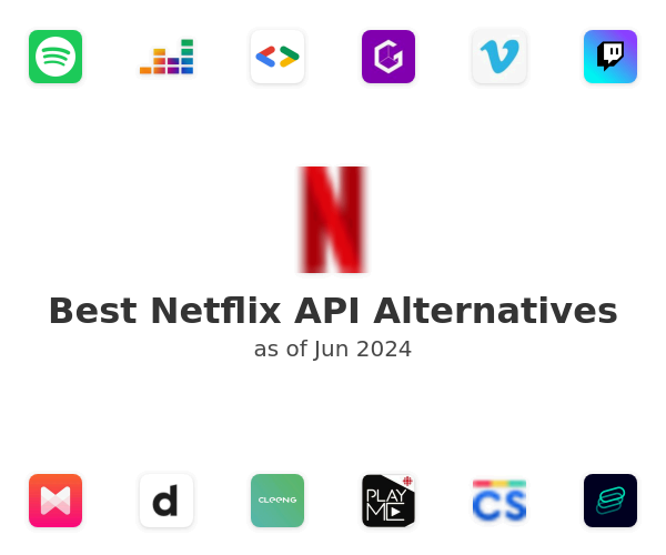 Best Netflix API Alternatives