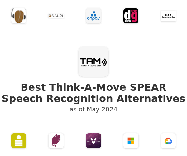 Best Think-A-Move SPEAR Speech Recognition Alternatives