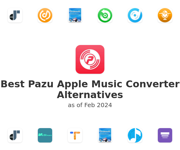 Best Pazu Apple Music Converter Alternatives