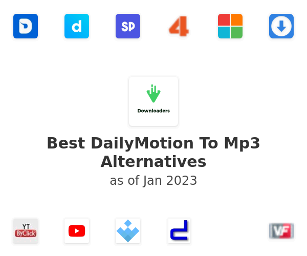 Best DailyMotion To Mp3 Alternatives