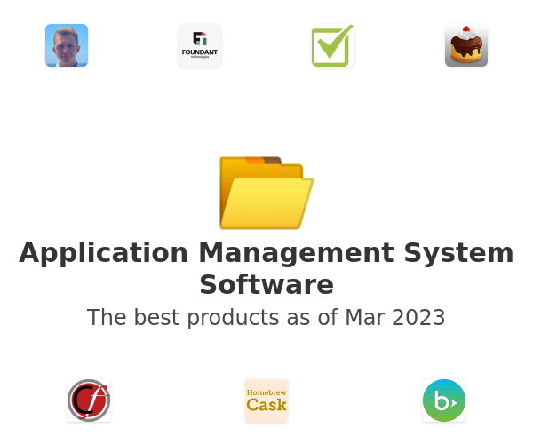 The best Application Management System products