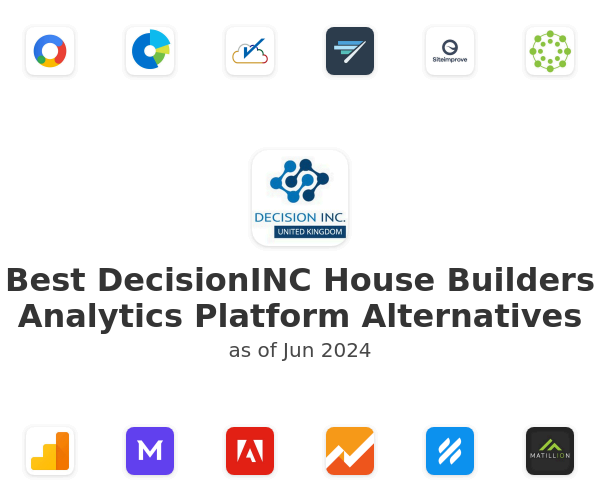 Best DecisionINC House Builders Analytics Platform Alternatives