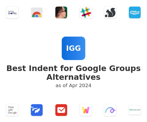 Best Indent for Google Groups Alternatives