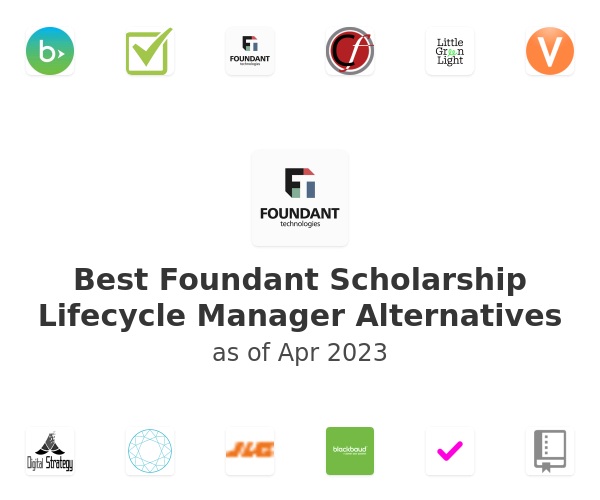 Best Foundant Scholarship Lifecycle Manager Alternatives