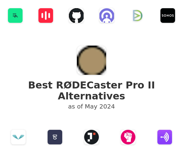 Best RØDECaster Pro II Alternatives