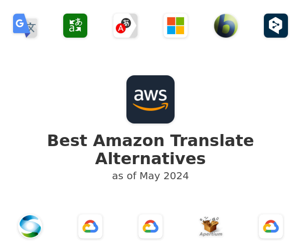 Best Amazon Translate Alternatives