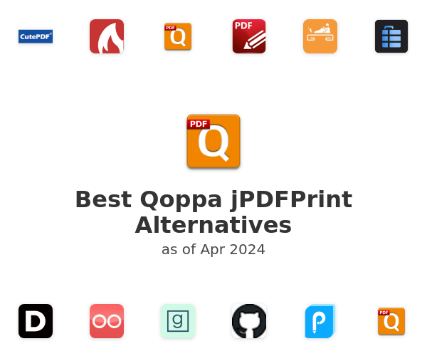 Best Qoppa jPDFPrint Alternatives