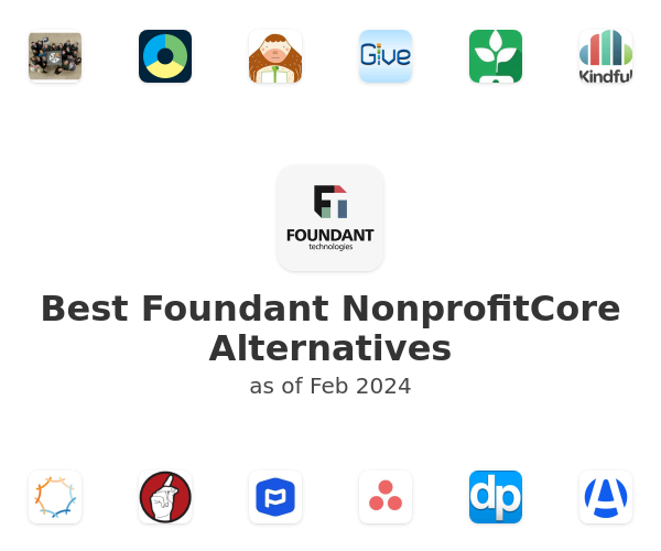 Best Foundant NonprofitCore Alternatives