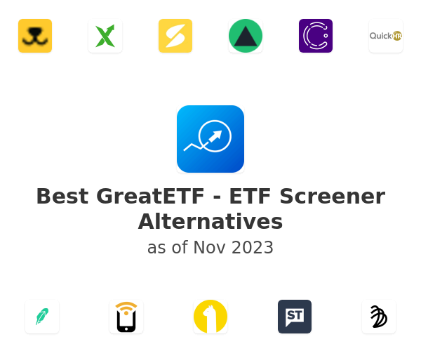 Best GreatETF - ETF Screener Alternatives