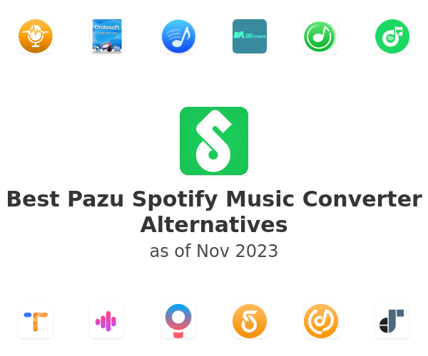 Best Pazu Spotify Music Converter Alternatives