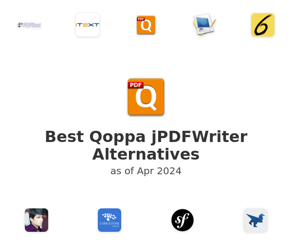 Best Qoppa jPDFWriter Alternatives