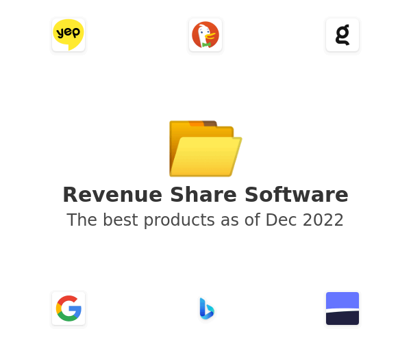 The best Revenue Share products