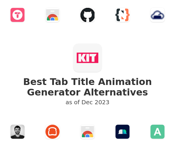 Best Tab Title Animation Generator Alternatives