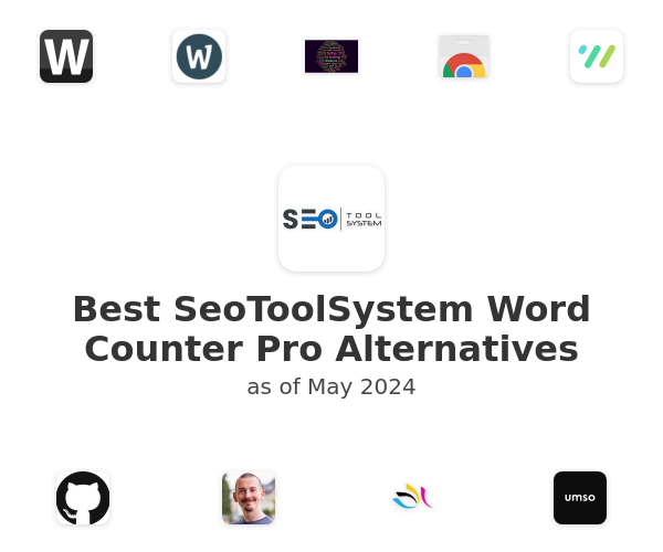 Best SeoToolSystem Word Counter Pro Alternatives