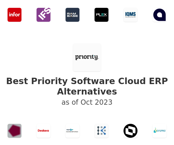 Best Priority Software Cloud ERP Alternatives