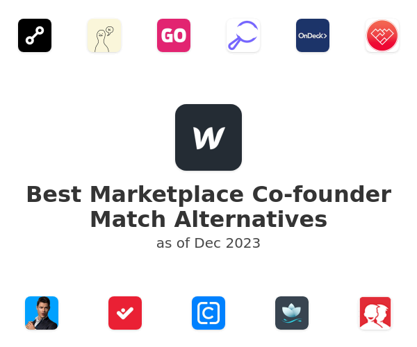 Best Marketplace Co-founder Match Alternatives