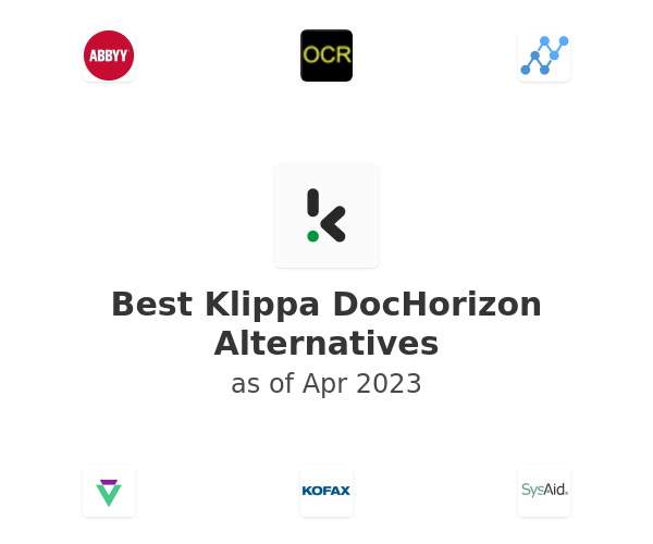 Best Klippa DocHorizon Alternatives