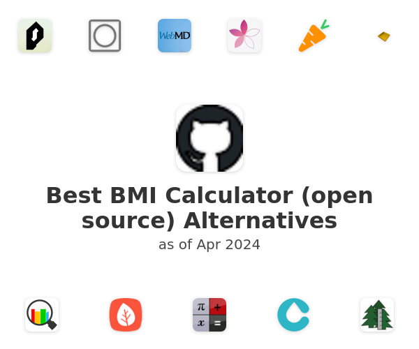 Best BMI Calculator (open source) Alternatives
