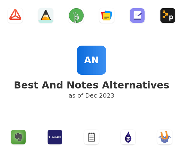 Best And Notes Alternatives