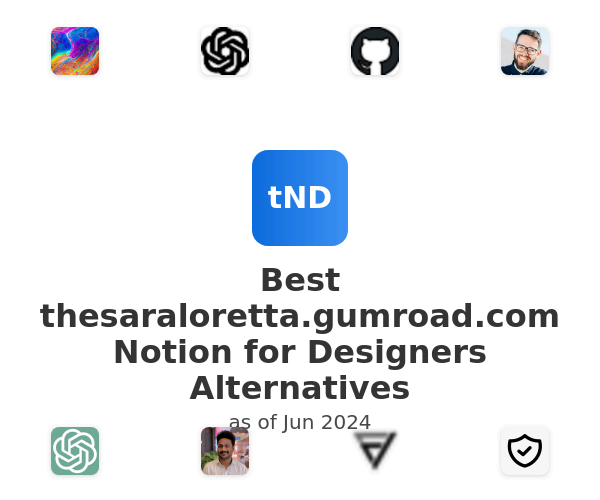 Best thesaraloretta.gumroad.com Notion for Designers Alternatives