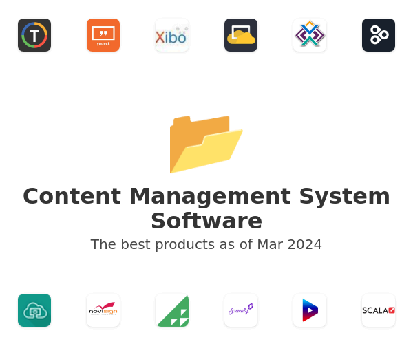 The best Content Management System products