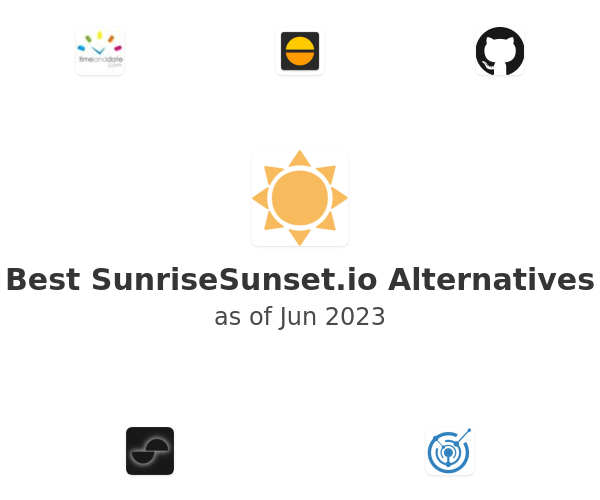 Best SunriseSunset.io Alternatives