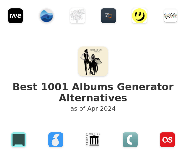 Best 1001 Albums Generator Alternatives