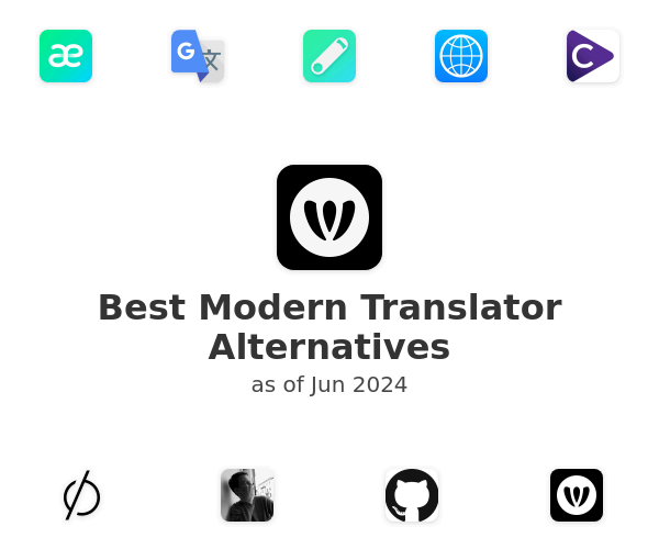 Best Modern Translator Alternatives