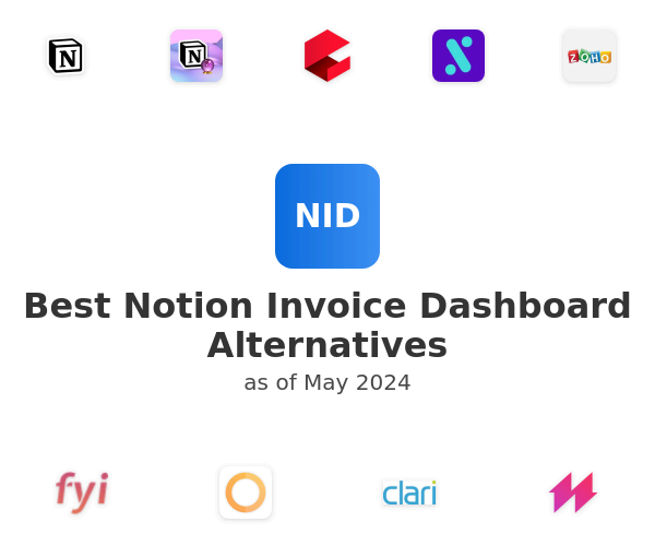 Best Notion Invoice Dashboard Alternatives