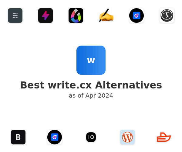 Best write.cx Alternatives