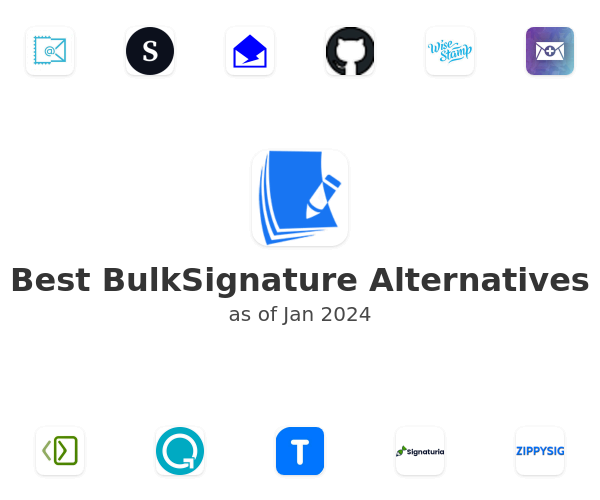 Best BulkSignature Alternatives