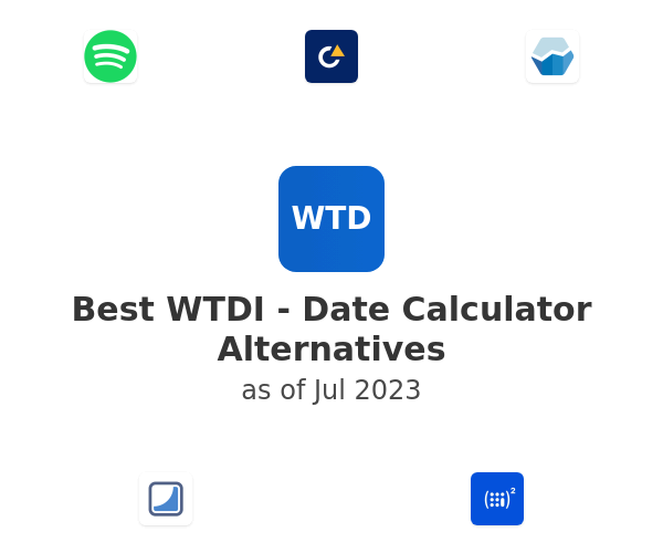Best WTDI - Date Calculator Alternatives
