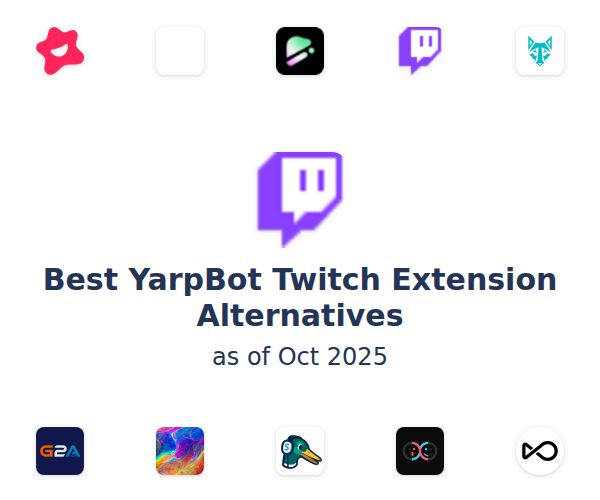 Best YarpBot Twitch Extension Alternatives