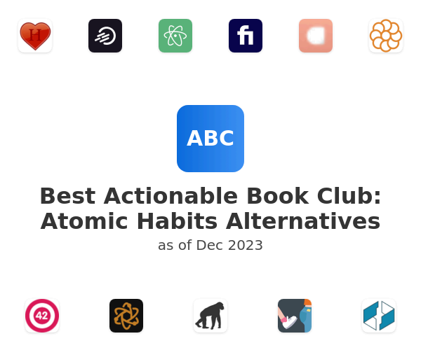 Best Actionable Book Club: Atomic Habits Alternatives