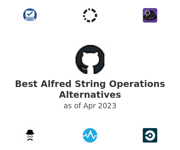 Best Alfred String Operations Alternatives