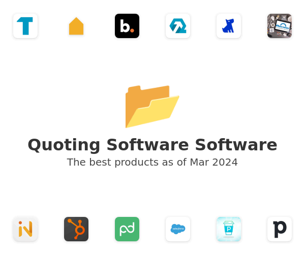 The best Quoting Software products