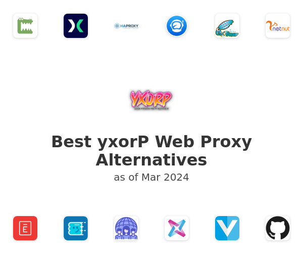 Best yxorP Web Proxy Alternatives