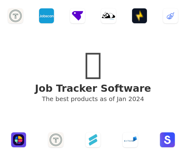 The best Job Tracker products