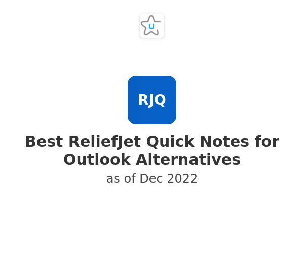 Best ReliefJet Quick Notes for Outlook Alternatives