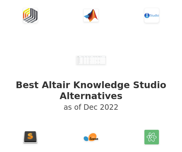 Best Altair Knowledge Studio Alternatives