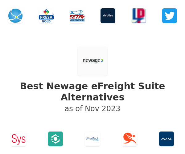 Best Newage eFreight Suite Alternatives