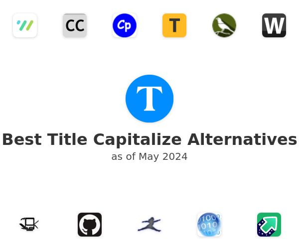 Best Title Capitalize Alternatives