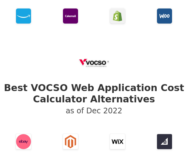 Best VOCSO Web Application Cost Calculator Alternatives