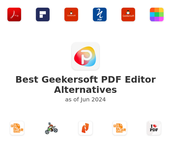 Best Geekersoft PDF Editor Alternatives